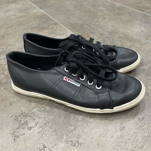 Superga Black Women’s Shoes 8 39